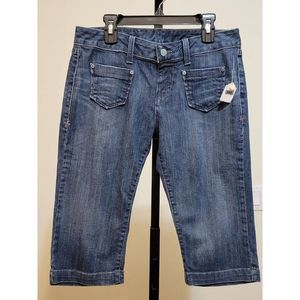 Lucky Brand Women'S Blue Denim/Jeans Capri  Shorts Size 6/28 #980